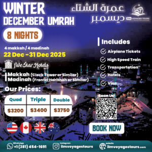 December Umrah 2025 (22 -31 Dec)