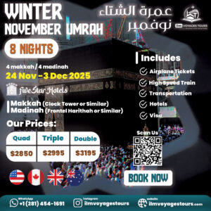 November Umrah 2025 (24nov-3dec)