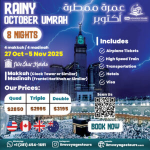 October Umrah 2025 (27oct-5nov)